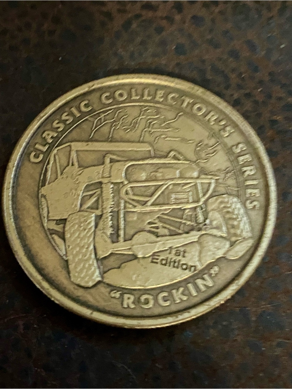 1992 Four Wheeler Mag Classic Collectors Series "Rockin'" 1st Ed. Collector Coin